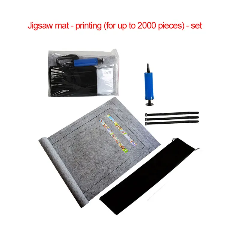 

Puzzles Mat Jigsaw Roll Felt Mat Play mat Puzzles Blanket for Up to 2000 Pieces Puzzle Accessories Portable Travel Storage bag