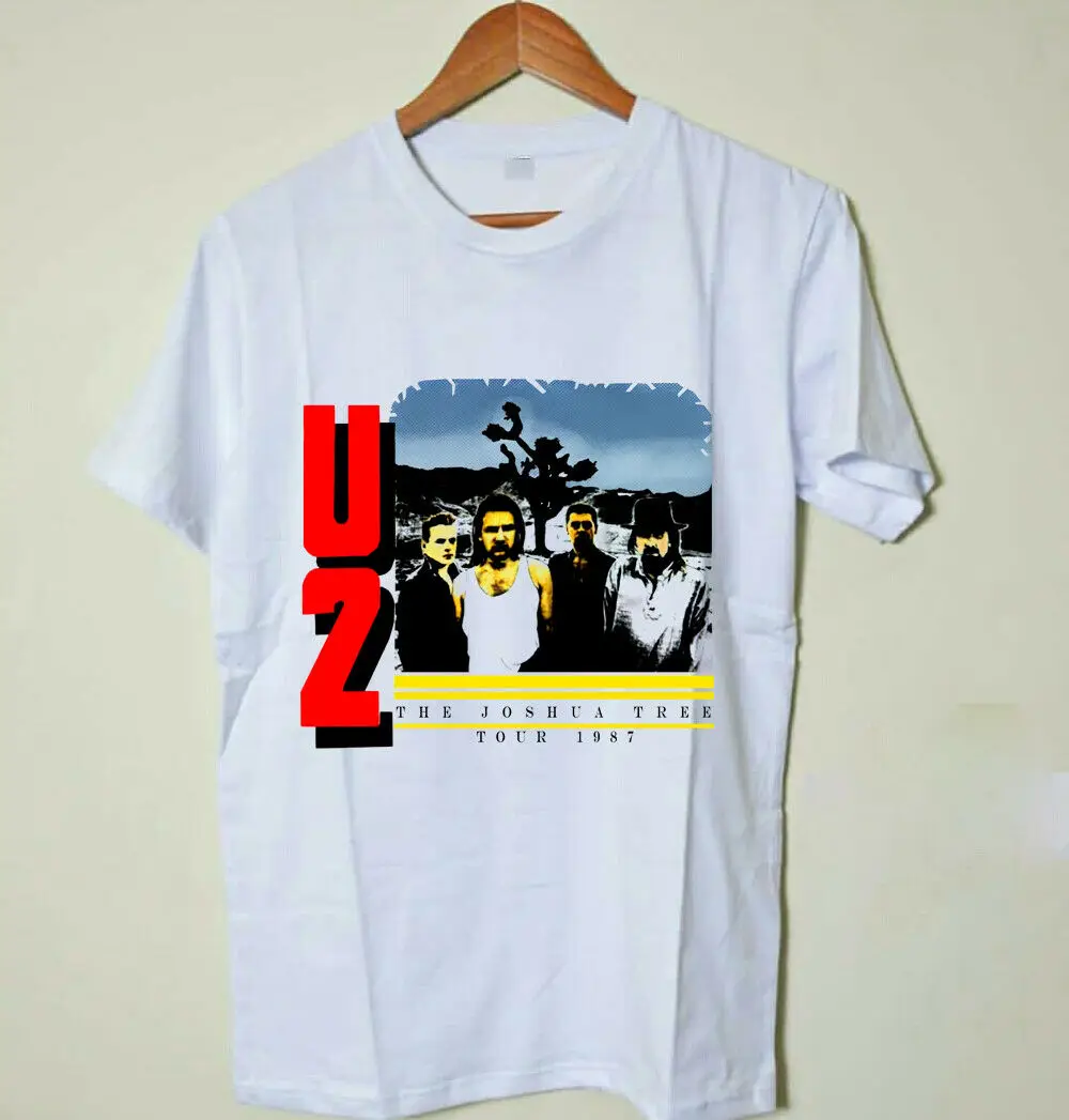 Рубашка мужская уличная U2 The joшуа дерева 87 Rock Tour Harajuku размеры S M L Xl 2Xl 3Xl|Мужские