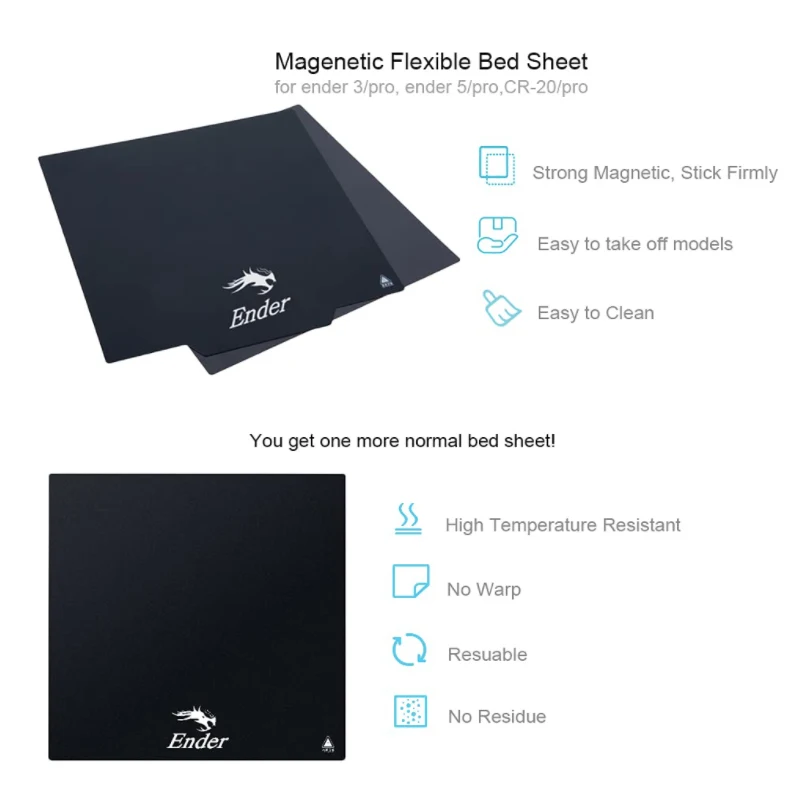 CREALITY оригинальная Гибкая Магнитная сборная Поверхностная площадка для 3D