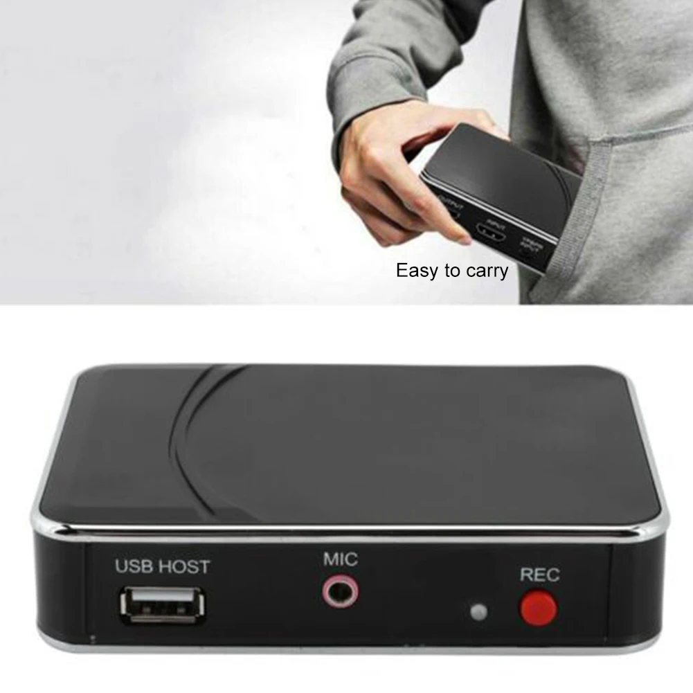 Игровой портативный для компьютера конвертер USB адаптер HD HDCP PC DVD рекордер Захват аудио, видео карта HDMI