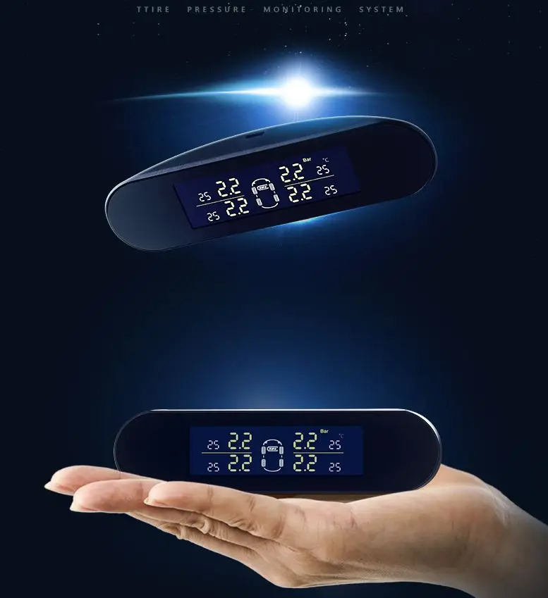 Система мониторинга давления в шинах Victon TPMS 4 внешних датчика высокое качество