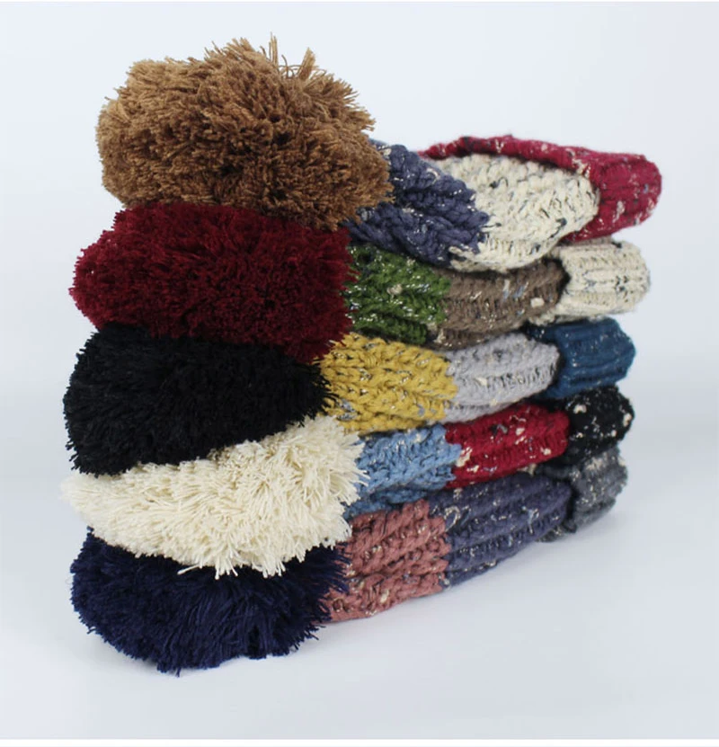 Повседневная шерстяная вязаная шапка Skullies Beanies, зимние теплые крутые шапки, женская уличная шапка, осенняя женская шапка, лыжная шапка, новинка