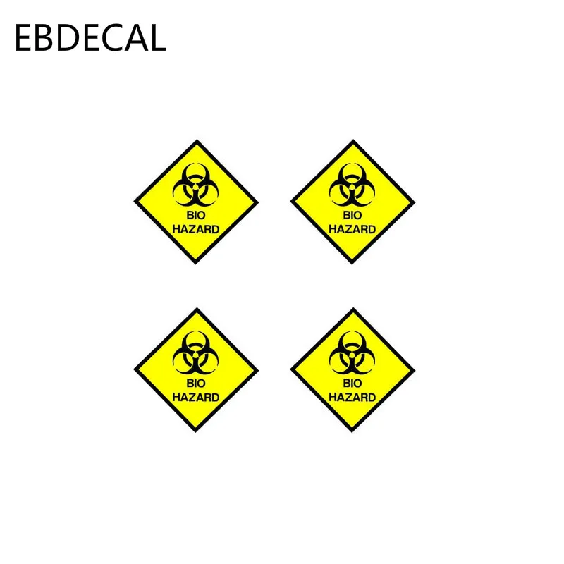 EBdecal 4X стайлинга автомобилей био дорожный знак опасности Предупреждение со