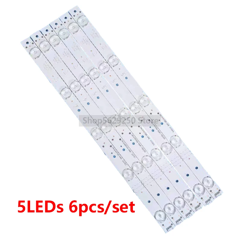 

6PCS/SET LED Backlight Strip 5 Lamps 5800-W42003-0P10 For LED-42B700S 42E368W