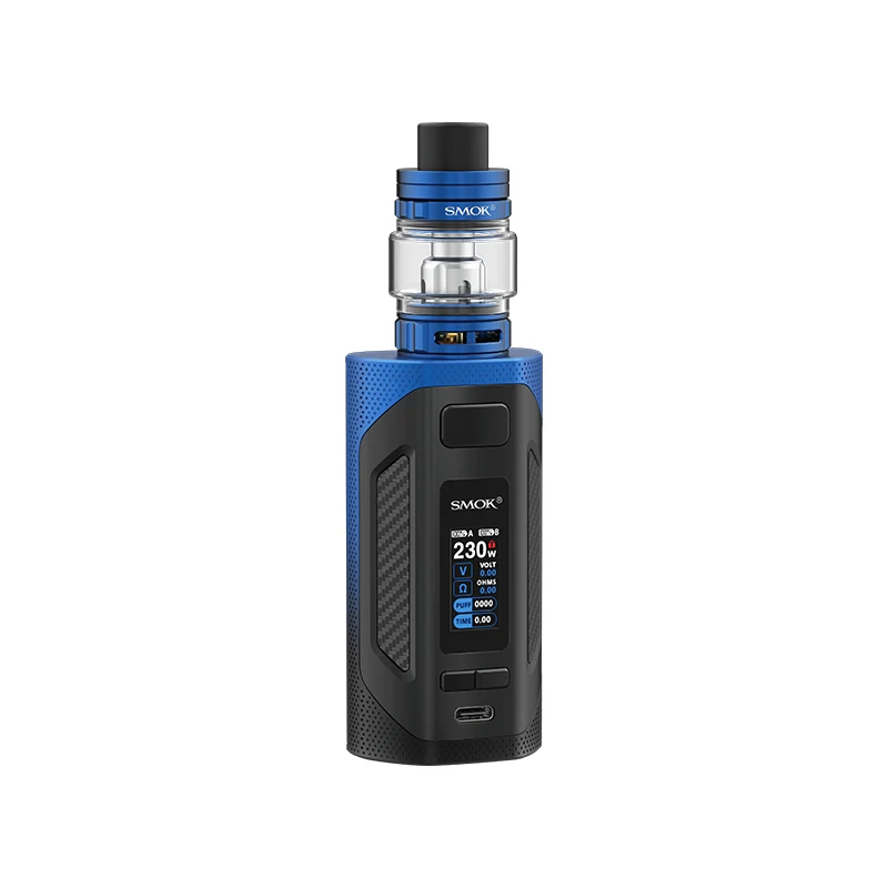 Оригинальный набор для вейпа SMOK Rigel с боксмодом мощностью 230 Вт TFT-экран емкость TFV9