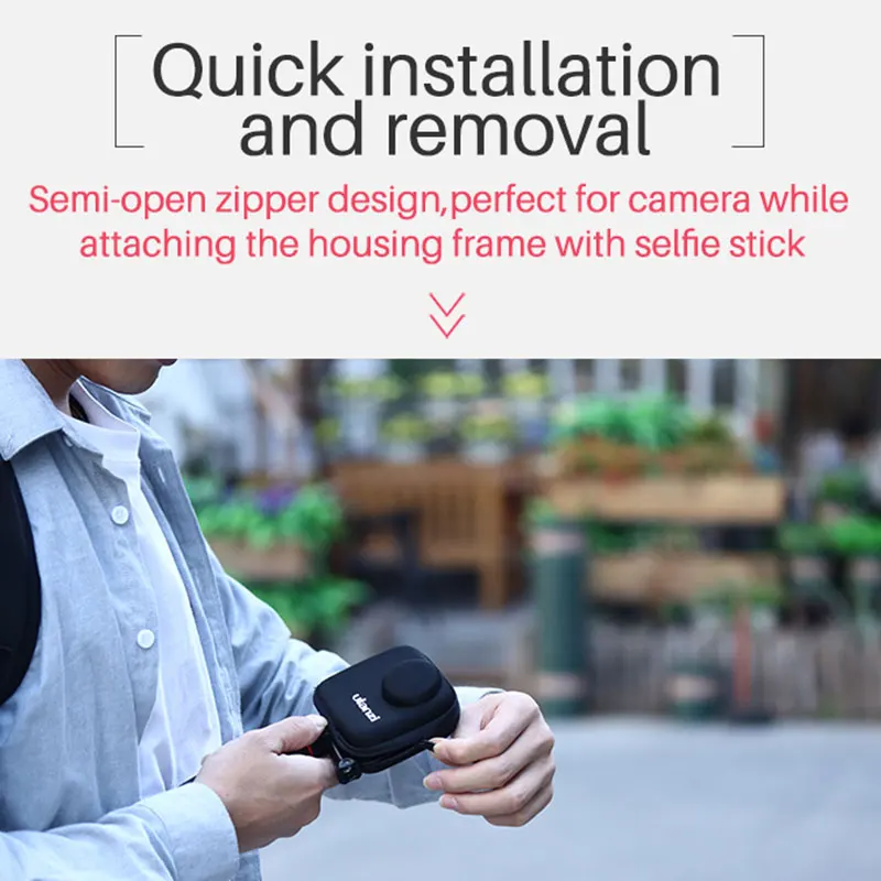 Ulanzi GoPro Max портативный чехол водонепроницаемая сумка для хранения с ручкой