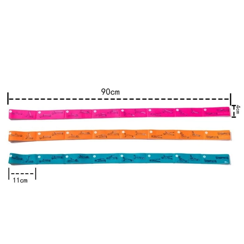 

Yoga Stretching Belt Yoga Pull Strap Tension Resistance Bands Pilates Elastic Latin Belt Polyester Latex Dance Stretching Band