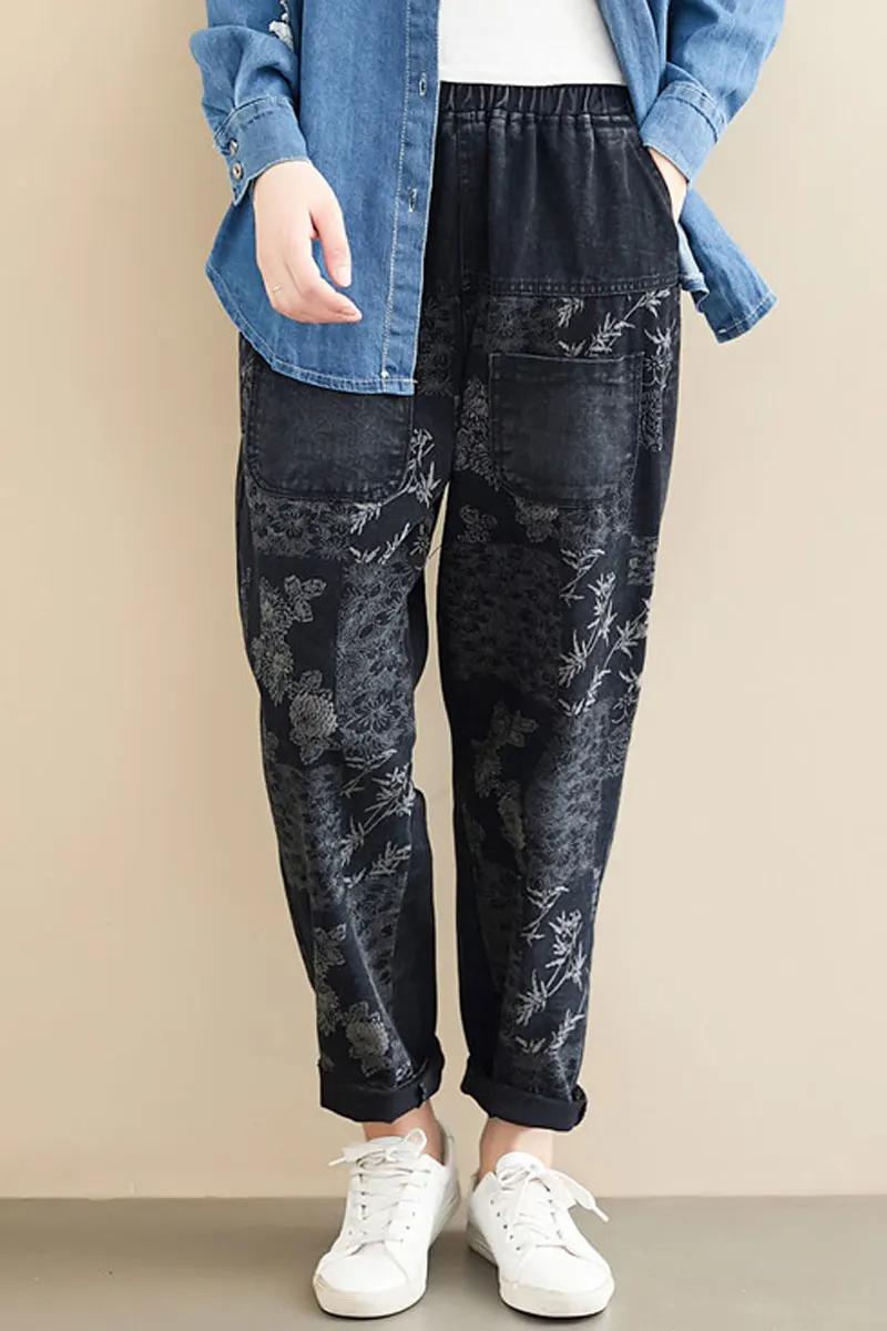 

Jeans Skinny Women Ladies Fashion New Pattern Vintage Harem pants Summer Casual Autumn DM001