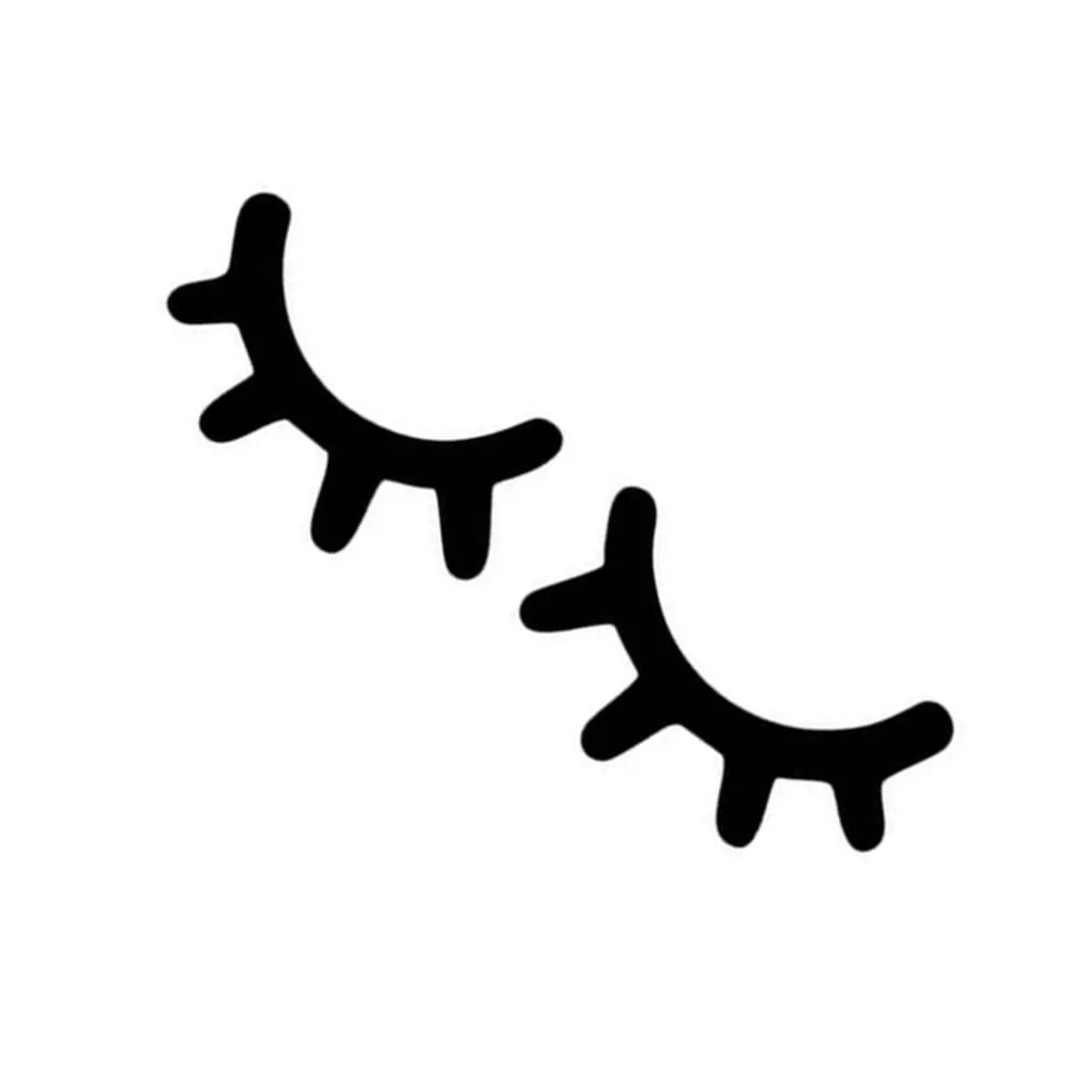 Деревянные настенные наклейки на ресницы тонкие стену украшения для детской