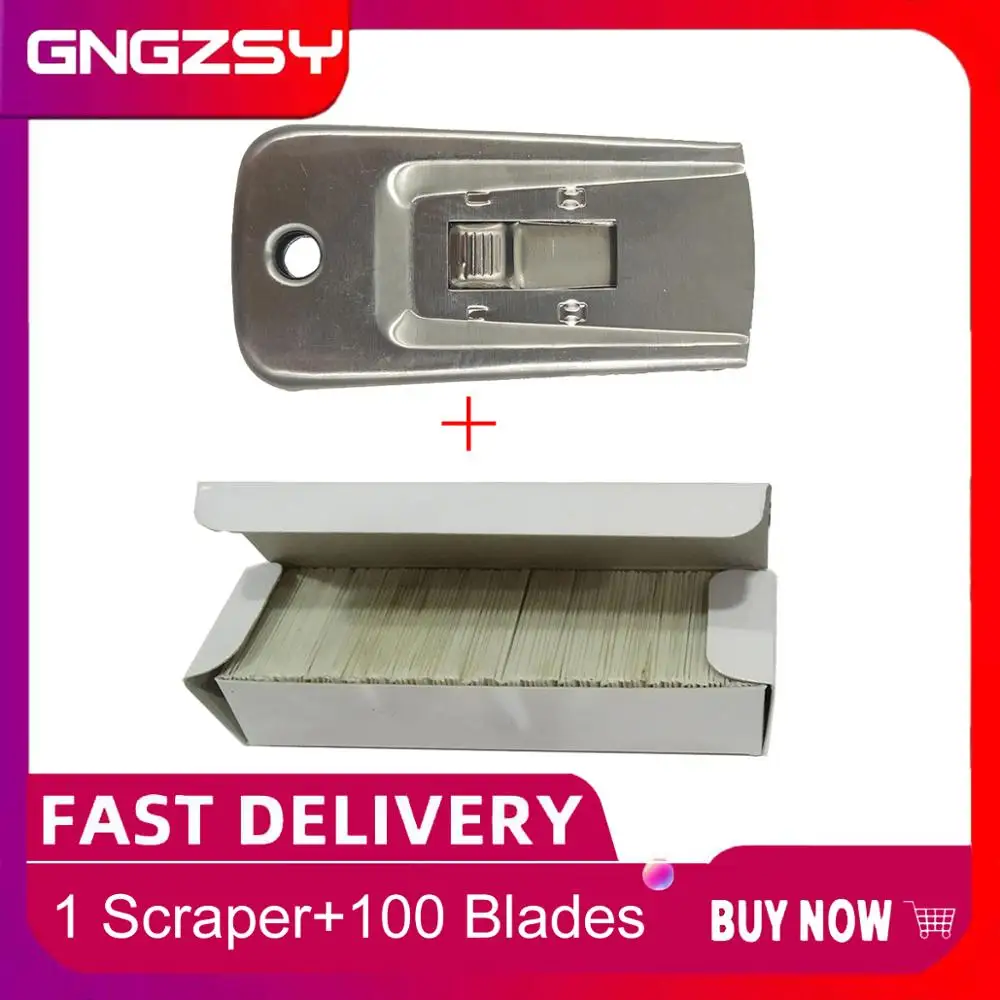 Сменные лезвия для автомобильных наклеек скребок краски 100 шт. стеклянная