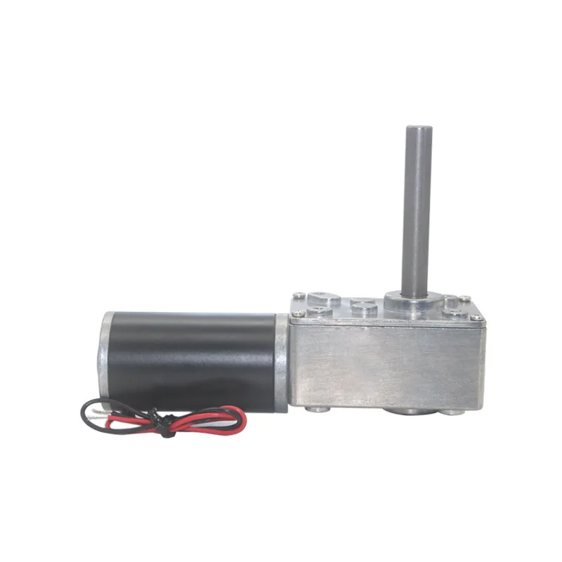

DC12V 24V Strong Torque Worm Gearbox Reduction Reversed Type-D Long Shaft High-Power Worm Gear Motor Curtain Motor 5840-31zy