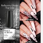Светоотражающий Блестящий Гель-лак для ногтей MEET ACROSS Disco, блестящий эффект, впитывающий УФ-светодиодный Полупостоянный гель для маникюра и дизайна ногтей