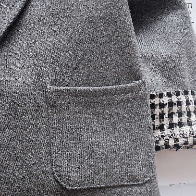 Одежда для мальчиков костюм на день рождения детей мальчика Детский Блейзер