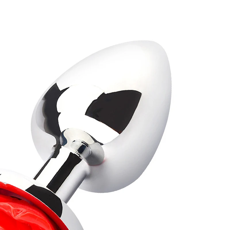 Sefllo нержавеющая сталь большая Анальная пробка роза Рождество анальный