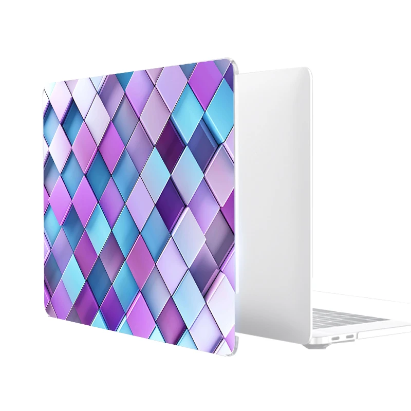 MTT 3D чехол с геометрическим рисунком для Macbook Pro retina 13 15 с сенсорной панелью для ноутбука для Mac book 12 дюймов Air 11 13 дюймов Чехол