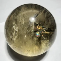 crystal citrine hand polished sphere chakra healing reiki stone home decoration stone handicraft decoration sphere