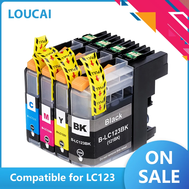 Совместимые чернильные картриджи для Brother LC 123 MFC J4410DW J4510DW J870DW DCP J4110DW J132W J152W J552DW