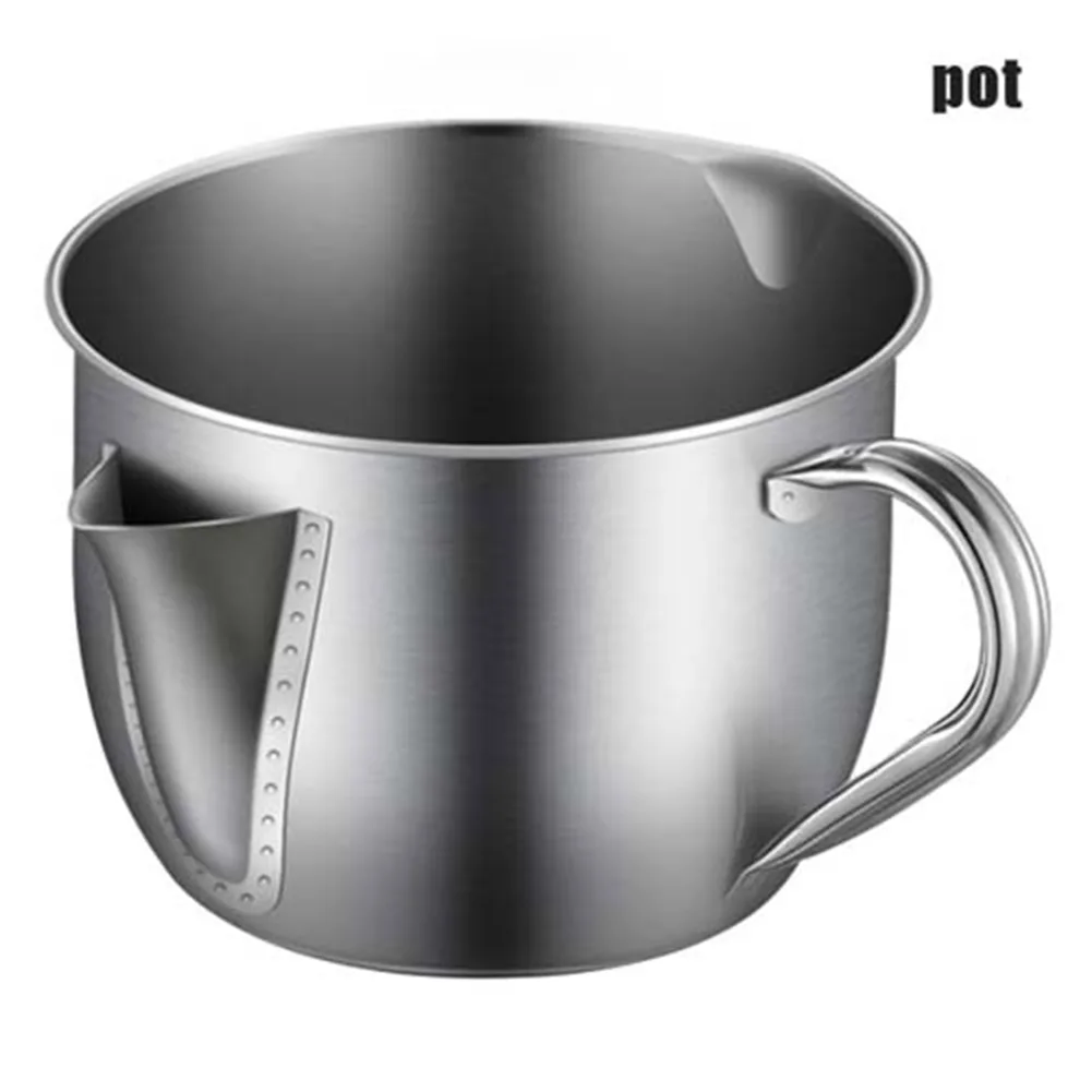 

Newly Oil Separator Bowl Stainless Steel Oil Soup Separator Pot To Reduce Fat Intake for Healthy Cooking CLA88