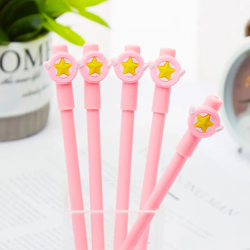 Японский аниме звезда гелевая ручка милый творческий Подпись Стационарный