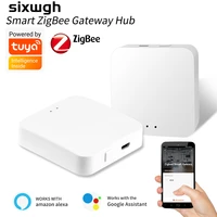 tuya zigbee 3 0 wireless gateway wifi hub works with alexa and google assistant whole house home control scene center