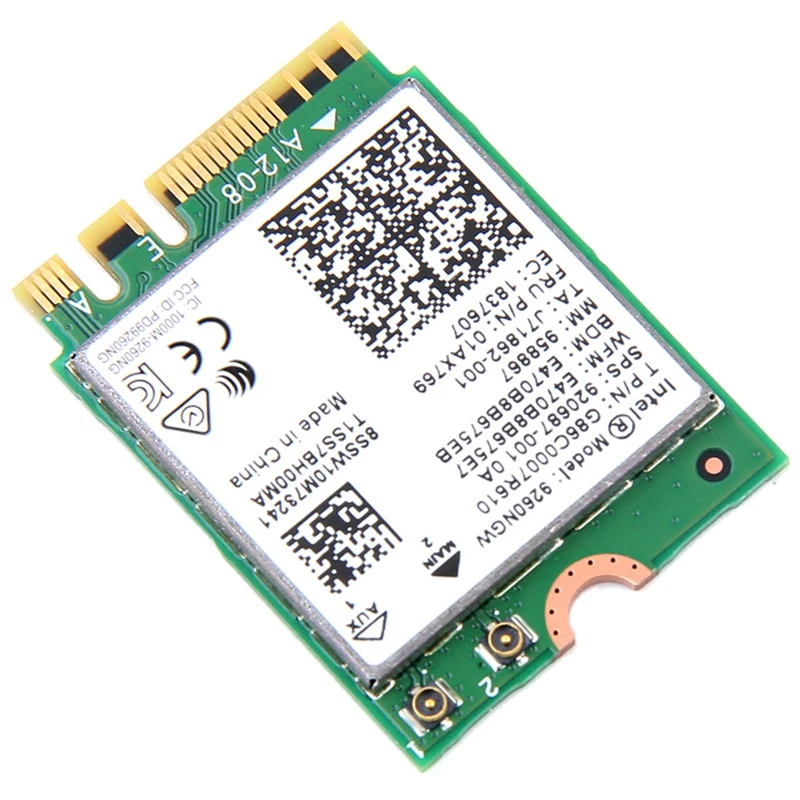 Двухдиапазонный беспроводной-AC 9260 для Intel 9260NGW NGFF 802.11Ac 1730 Мбит/с 1,73 Гбит/с WiFi+ Bluetooth 5,0 Карта подходит для Windows 10