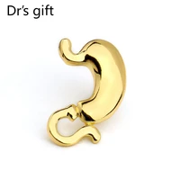 3 colors stomach pin gastroenterology brooch gift for doctorgastroenterologistmedstudent medical jewellery accessories
