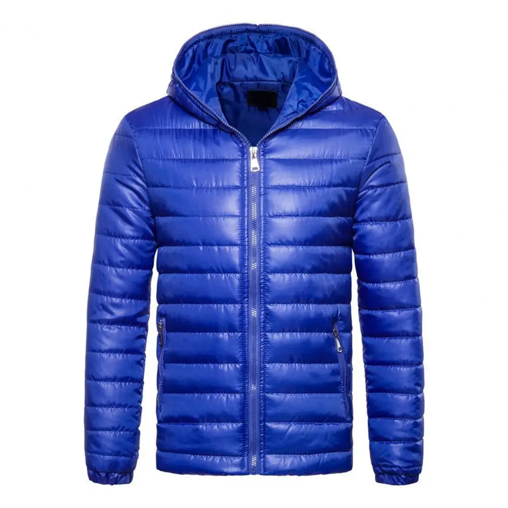 

Fabulous Men Down Coat Pockets Skin-friendly Men Jacket Thicken Winter Jacket Hooded Outerwear Top