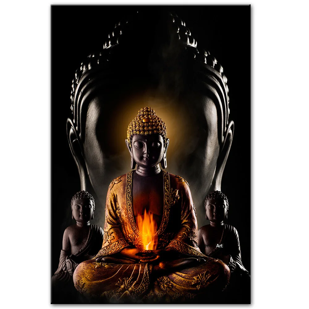 

Buddha Picture Wall Art Canvas Painting Modern Buddha Canvas Art Paintings on The Wall Pictures Buddhism Posters for Wall Decor