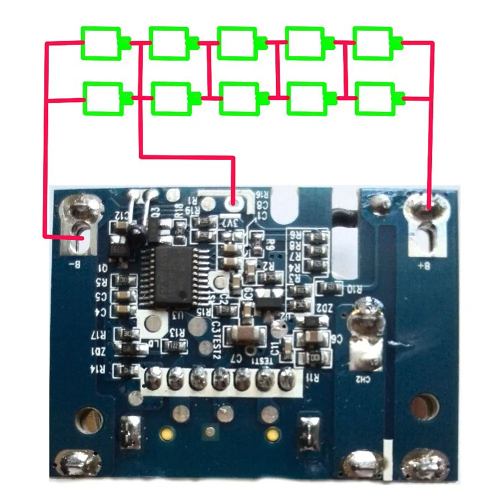 Сменный Чехол для аккумулятора печатная плата зарядки Makita 18V BL1830 аксессуары