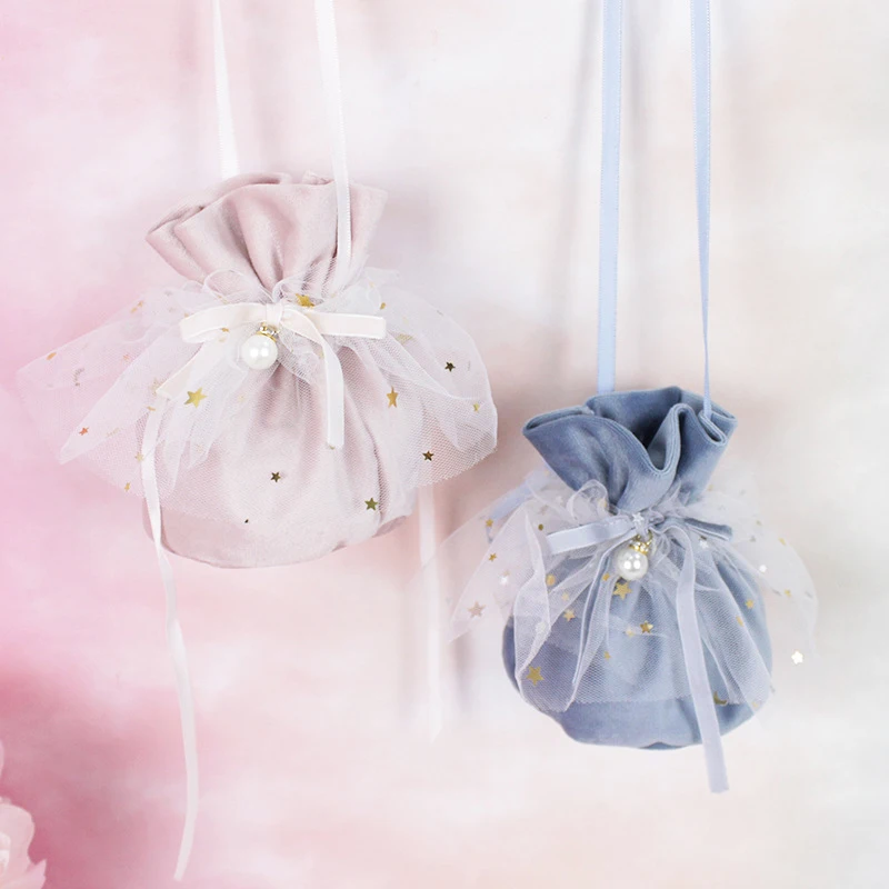 

Candy Packaging Gift Bag Flannel Pouch Jewelry Packaging Bag Wedding Party Favour Candy Bags Favor Pouches Drawstring Gift Bags