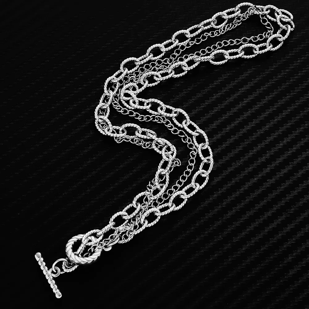 Комплект из цепочки и браслета нержавеющей стали | Украшения аксессуары