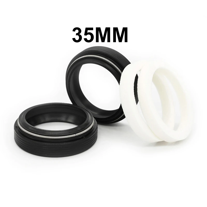 

Bike Black Front Fork Dust Seal Oil Seals Sponge Rings Maintenance For Fox Rockshox Xfusion Sponge Rings Dust Seals Repair Parts