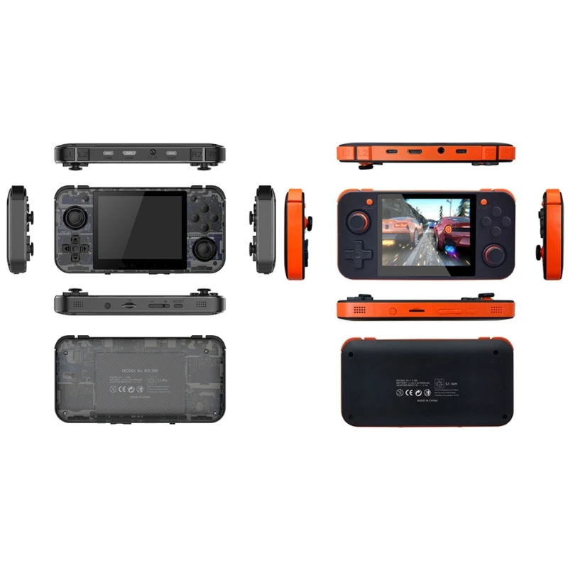 

3.5" IPS Screen RG350 Linux System Retro Game Console DDR2 512M RAM- Dual Core CPU 67JA