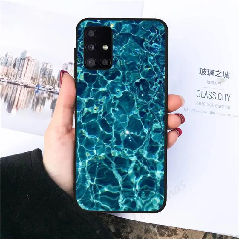 

Blue sea waves beach Phone Case For Samsung galaxy S 7 8 9 10 20 edge A 6 10 20 30 50 51 70 note 10 plus