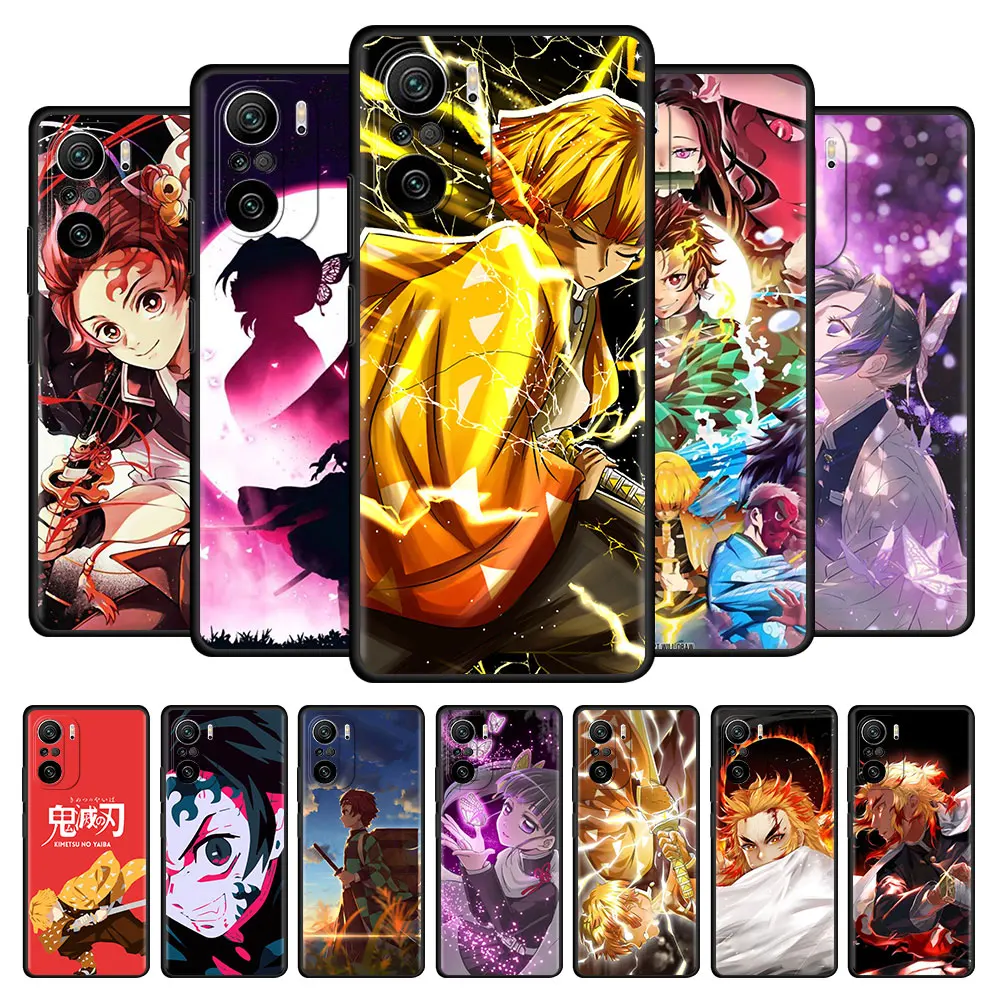 

Demon Slayer Case For Xiaomi Redmi Note 9S 9 8 8T 7 10 Pro Silicone Sac 9C 9A 8A 7 7A K40 Soft Back Phone Cover