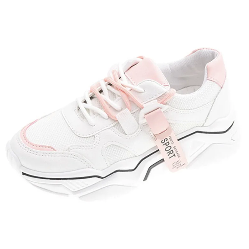 Спортивная обувь женские кроссовки для бега уличные сетчатые розовые дышащие