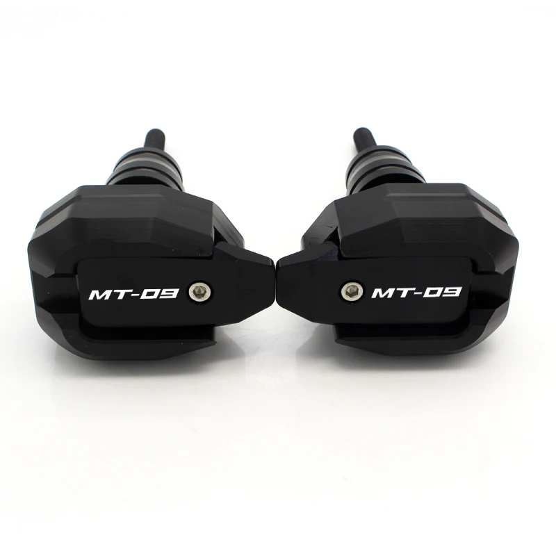 black Для YAMAHA MT-09 MT09 MT 09 2013- защита от падения мотоцикла Рамка слайдер защита обтекателя противоаварийная панель протектор - Цвет: black