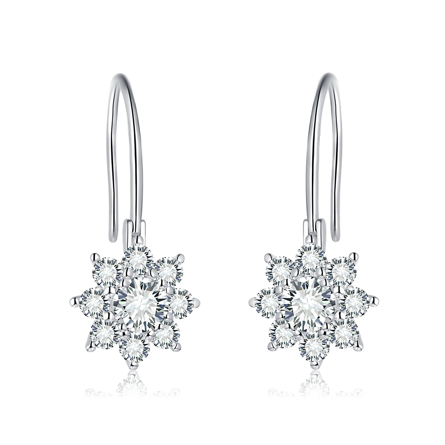 

Женские серьги-подвески из серебра 925 пробы, карат
