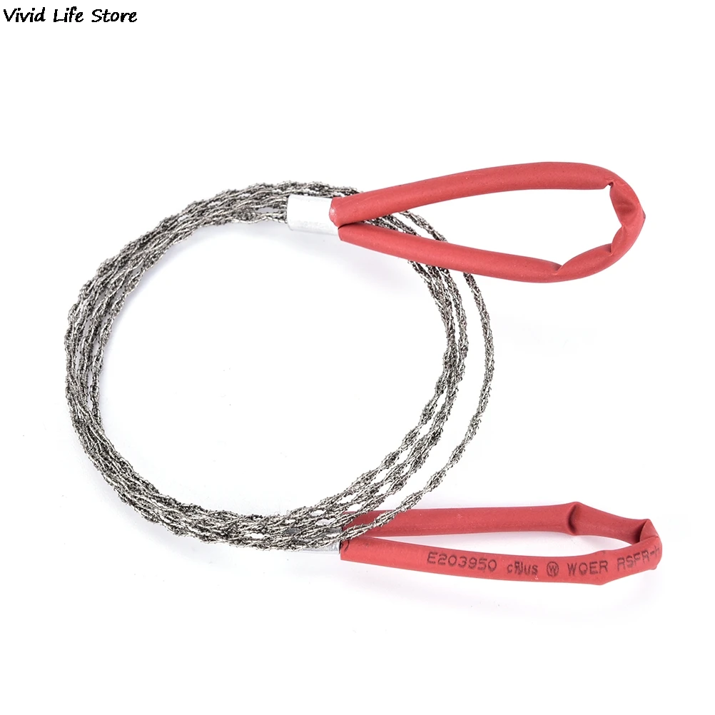 Ручная цепная пила со стальным тросом практичная портативная аварийная для