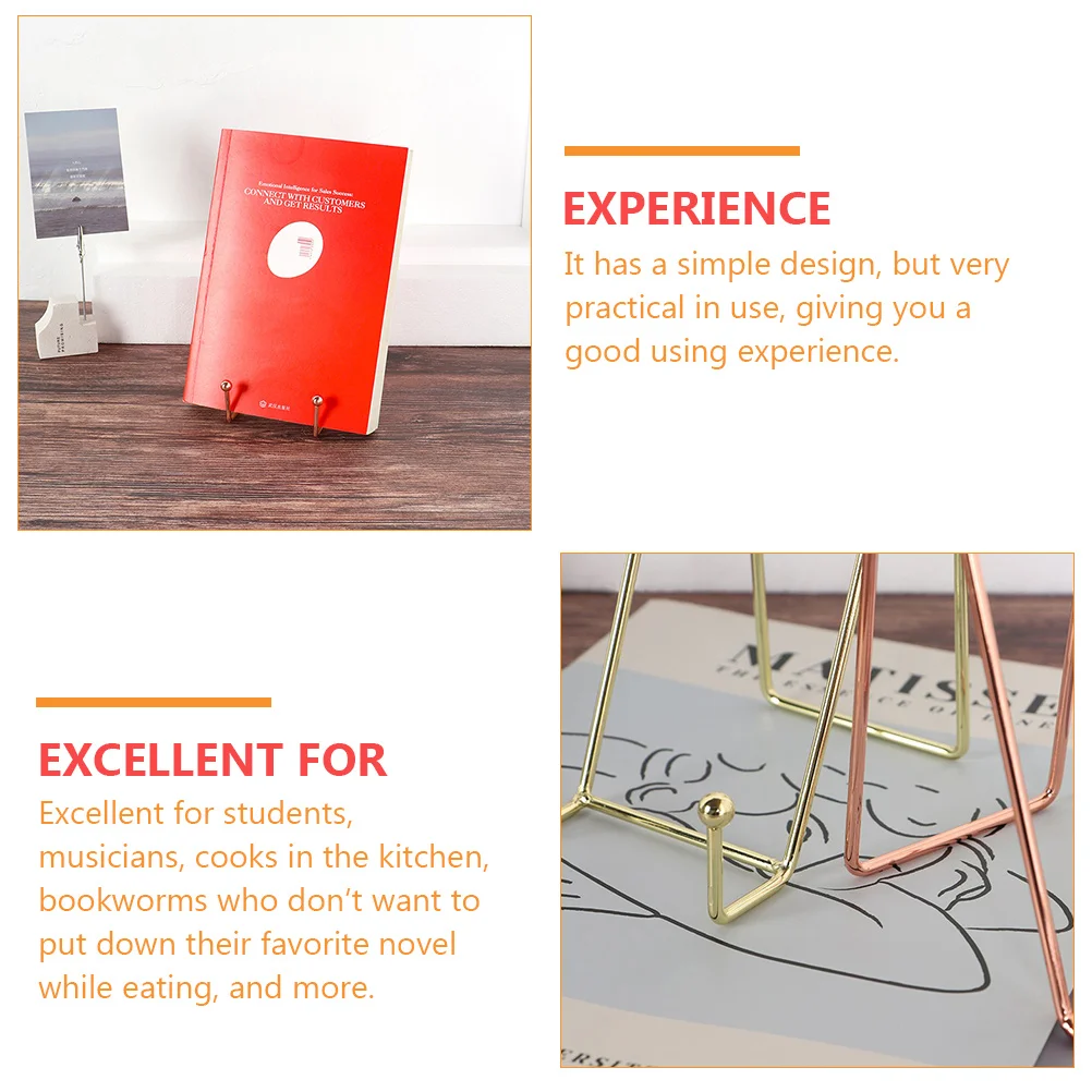 

3pcs Simple yet Multifunctional Book Stands Phone Brackets (Assorted Color)