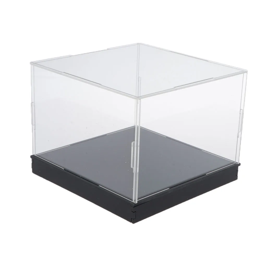 

Assembly Transparent Clear Acrylic Toys Display Dustproof Protection Showcase