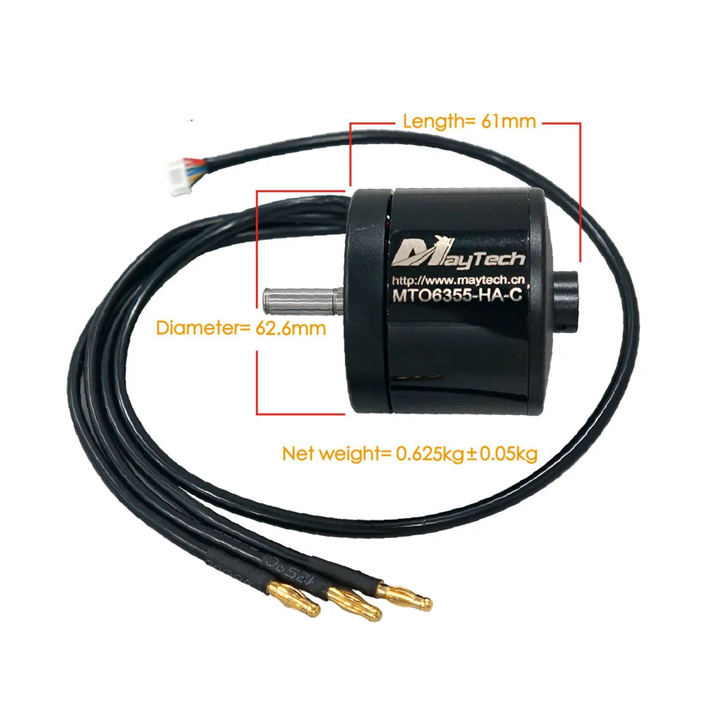 Maytech Jet Motors 6355 170KV E bike Outrunner бесщеточный двигатель для Esk8 относительная доска
