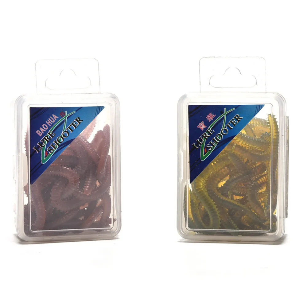 15 шт. = 1 коробка снасти мягкие приманки реалистичные рыбные с запахом красный