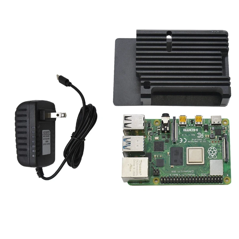 Для Raspberry Pi 4B 4G RAM DIY Kit Поддержка 2 4/5 0 GHz WIFI Bluetooth 5 с алюминиевым CNC сплавом защитный
