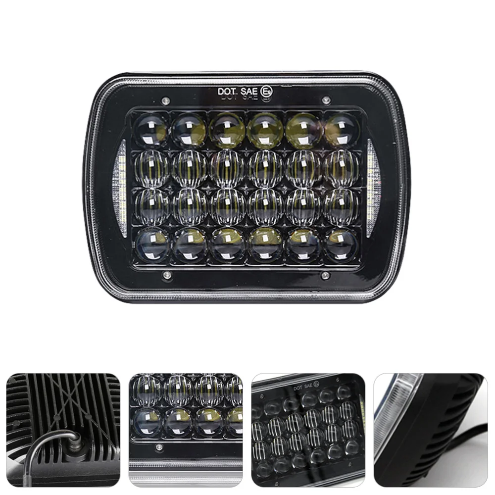 

1Pc 85W Square LED Headlight Useful Truck Headlamp Practical Vehicle Accessory