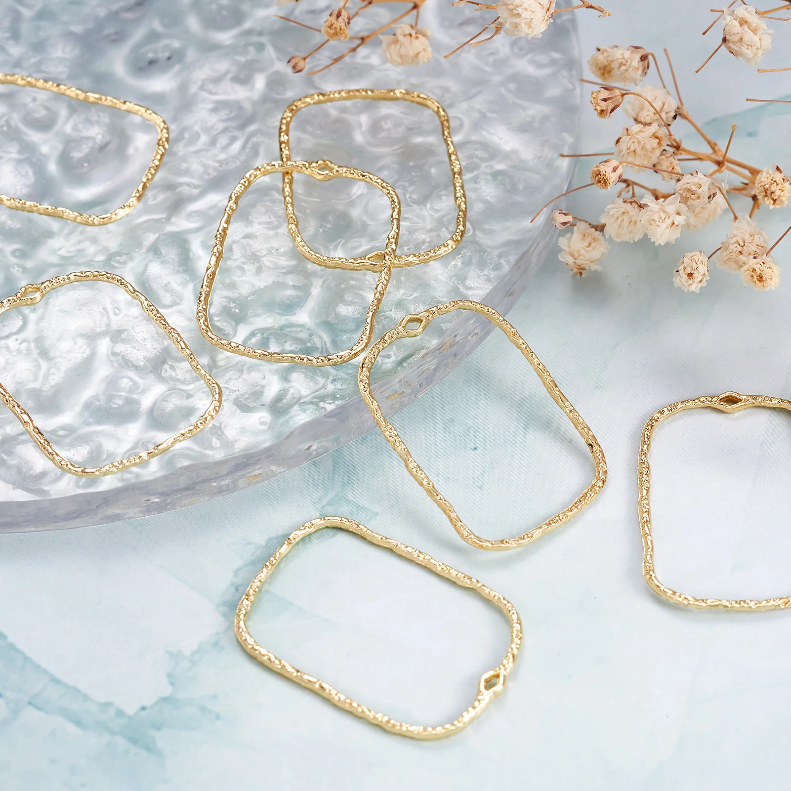 10 шт. подвески из сплава в виде геометрической рамки | Украшения и аксессуары