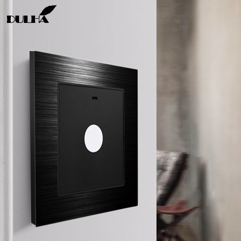 

Stairs Touch Time Delay Wall Light Switch On Off Energy-saving Corridor Lvory Lamp Timer Controller Switches, Satin Metal Panel