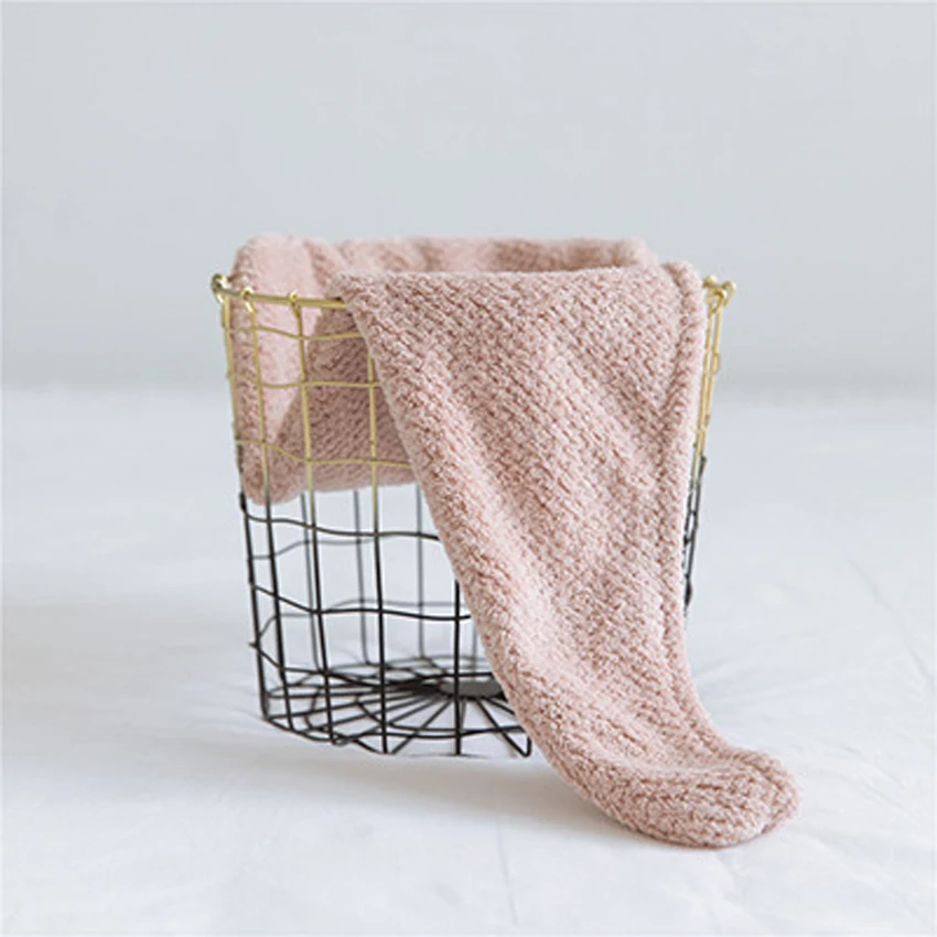 Шапочка для сухих волос из микрофибры Полиэстеровая ткань с геометрическим