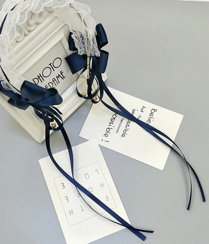 Ручной работы аксессуары для волос из Кружева повязка на голову с кружевами в