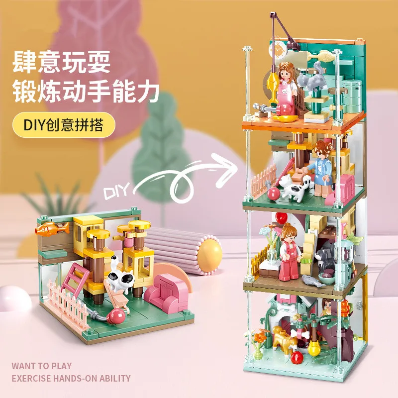 DIY Домашние животные домик Сиба ЛНУ экзотиккорот Фелис Кот Британский короткий